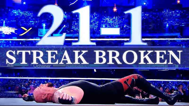 Down and out..The UnderTaker