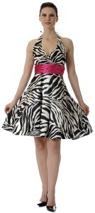 zebra-print-dress-with-red-belt
