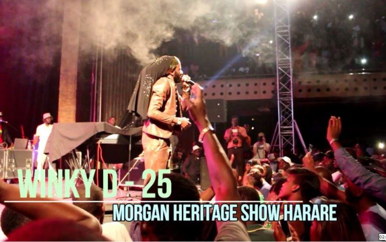 Watch as Winky D performs the inspirational song – 25