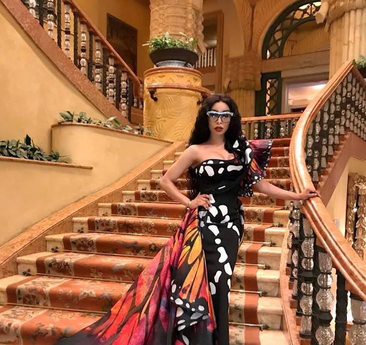 How Khanyi Mbau rocked Zim’s Posh butterfly inspired creation