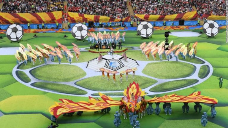World Cup starts with Glitzy Opening Ceremony And a Middle Finger