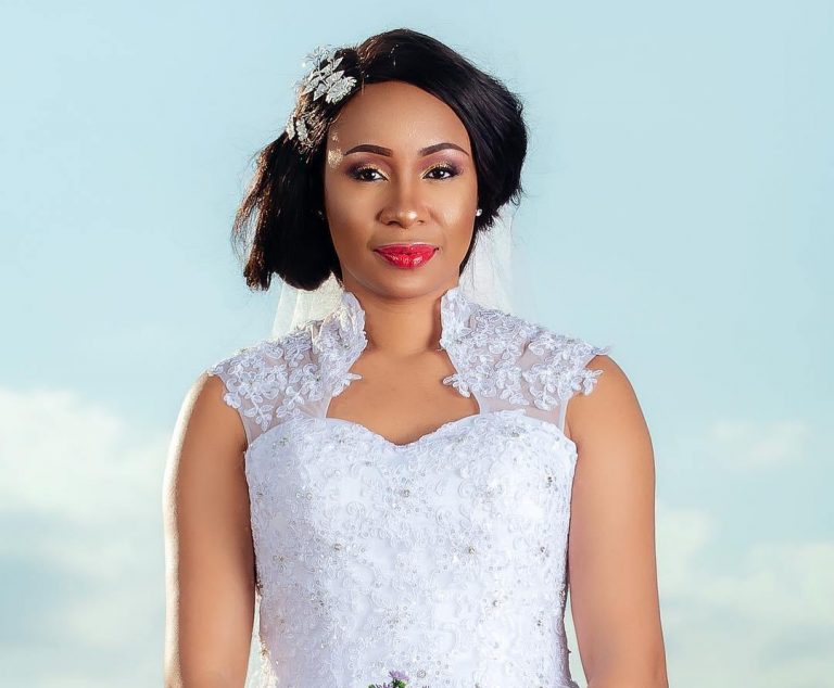 We too Couldn’t recognise Pokello in a Wedding dress