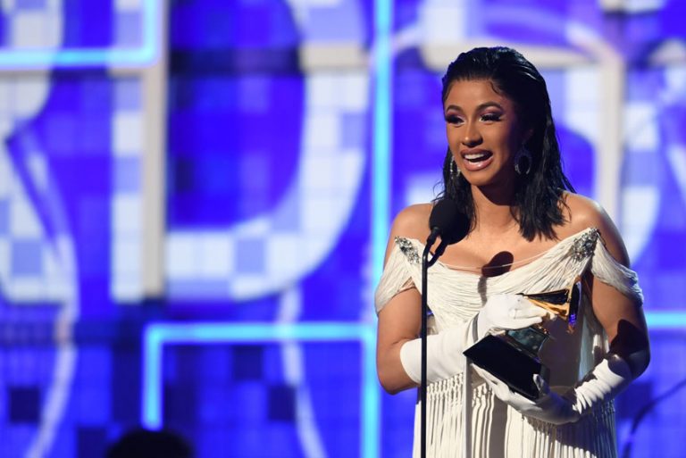 Cardi B Becomes First woman to win Best Rap Album | 2019 GRAMMYs