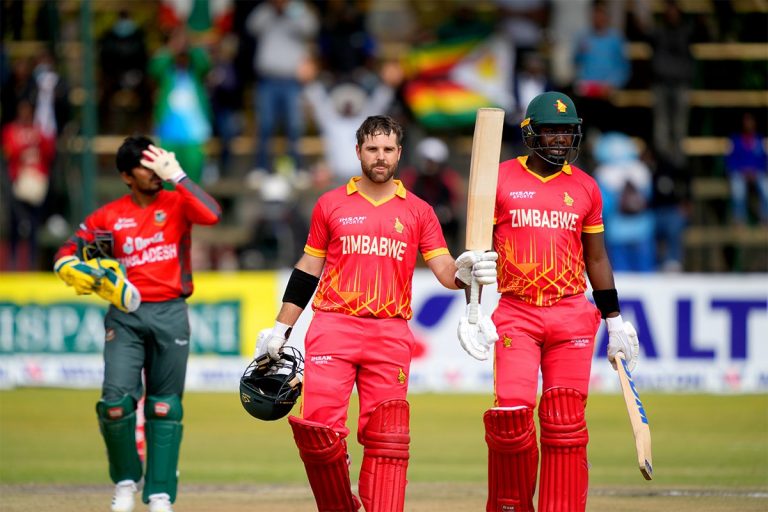 Burl in star showing as Zimbabwe clinch T20I series against Bangladesh