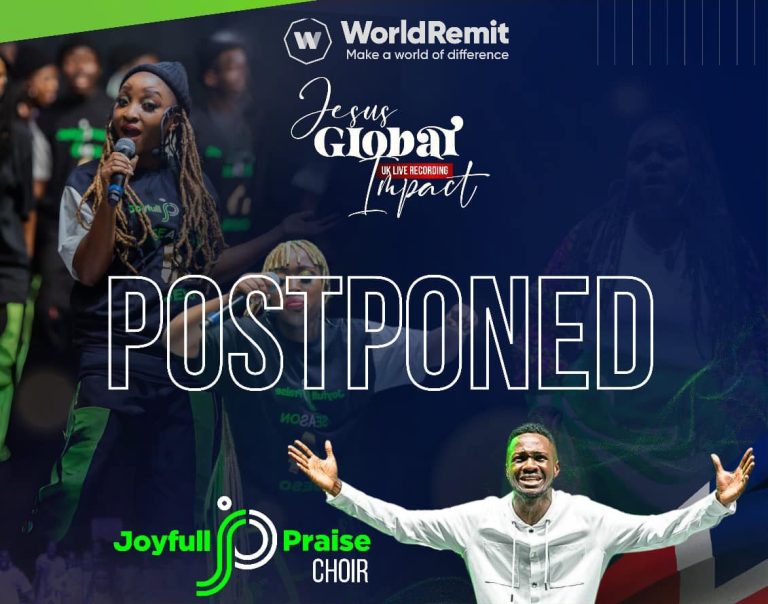 Joyfull Praise Choir UK Live Recording Event Postponed to September