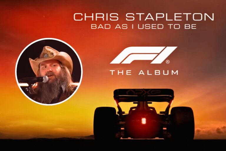 Grammy Award-Winning Chris Stapleton Enters The Race With “Bad As I Used To Be” From F1 The Album 