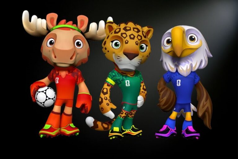 Colourful trio of mascots unveiled for first FIFA World Cup co-hosted by three nations
