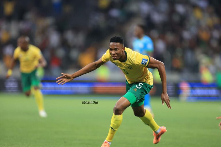 Bafana Bafana book ticket to 2026 FIFA World Cup