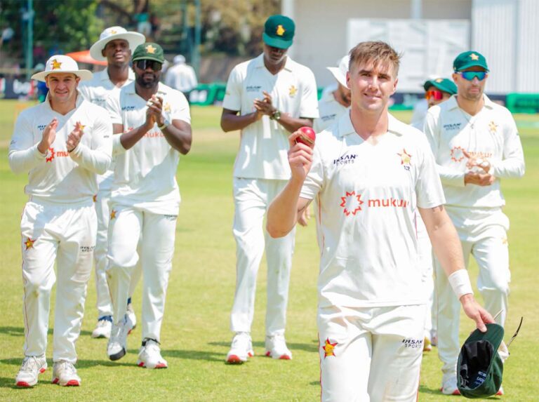 Evans’ Maiden Five wicket haul Puts Zimbabwe in Command Against Afghanistan