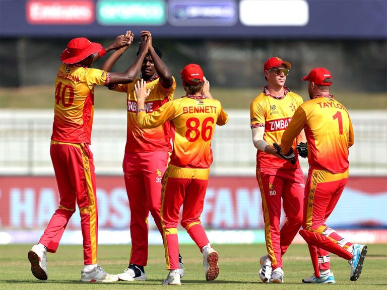 Pace trio fires Zimbabwe to winning start at T20 World Cup